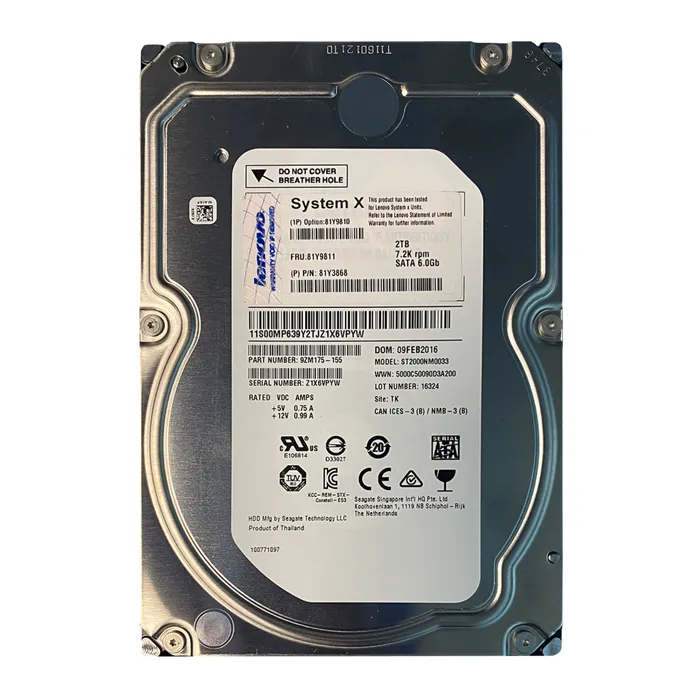 Buy IBM 81Y9811 | 2TB 7200RPM SATA 6Gb/s 3.5-Inch Hard Drive Refurbished - $486.92 IBM 81Y9811 | 2TB 7200RPM SATA 6Gb/s 3.5-Inch Hard Drive Refurbished - refurbished available on Gotodirect