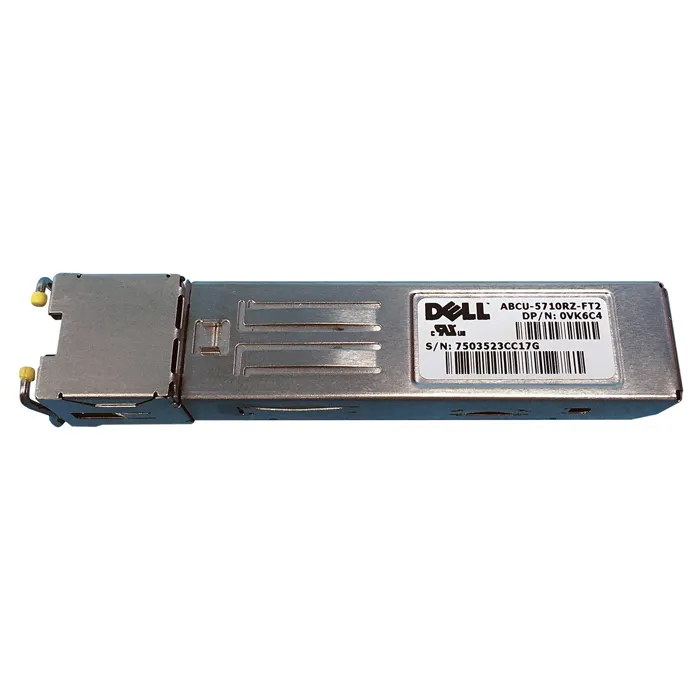 Dell VK6C4 | 1Gb/s 1000Base-T Copper-Mode 100m RJ-45 Connector SFP Transceiver Module Refurbished - Dell refurbished available on Gotodirect