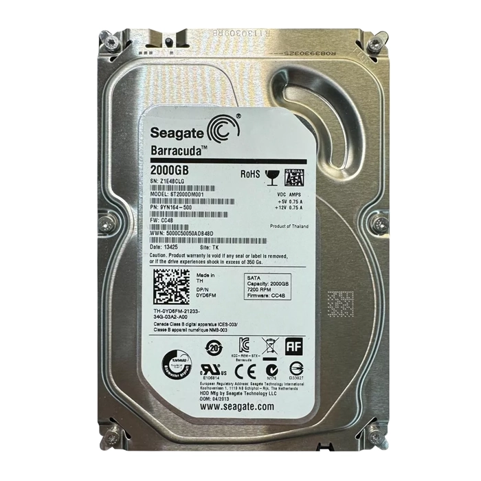 Dell YD6FM | 2TB 7200RPM SATA 6Gb/s 64MB Cache 3.5-Inch Hard drive Refurbished - Dell refurbished available on Gotodirect