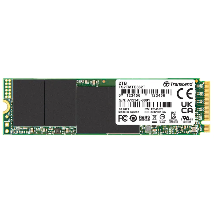 Transcend TS2TMTE662T | MTE662T 2TB PCI Express 3.0 x4 NVMe M.2 2280 Internal Solid State Drive Refurbished -  refurbished available on Gotodirect
