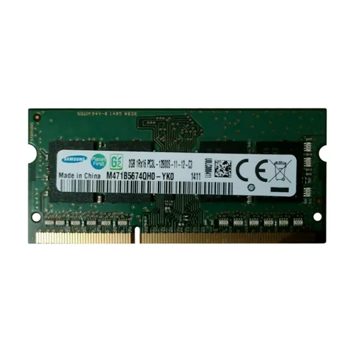 Samsung M471B5674QH0-YK0 | 2GB DDR3-1600MHz PC3-12800 Non-ECC Unbuffered SODIMM CL11 1Rx16 1.35V 204-Pin Memory Module Refurbished - Samsung refurbished available on Gotodirect
