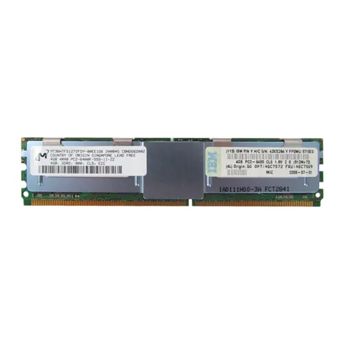 Buy Micron MT36HTF51272FDY-80EE1D6 | 4GB DDR2-800MHz PC2-6400 ECC Fully Buffered FB-DIMM CL5 4Rx8 1.8V 240-Pin Memory Module Refurbished - $106.30 Micron MT36HTF51272FDY-80EE1D6 | 4GB DDR2-800MHz PC2-6400 ECC Fully Buffered FB-DIMM CL5 4Rx8 1.8V 240-Pin Memory Module Refurbished - refurbished available on Gotodirect