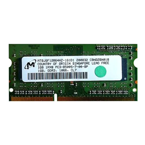 Micron MT8JSF12864HZ-1G1D1 | 1GB DDR3-1066MHz PC3-8500 Non-ECC Unbuffered SODIMM CL7 1Rx8 1.5V 204-Pin Memory Module Refurbished -  refurbished available on Gotodirect