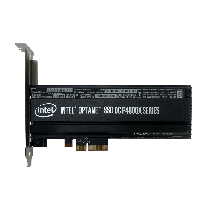 HP 877713-002 | 750GB PCI Express x4 NVMe Write Intensive HH-HL Add-in Card Solid State Drive Refurbished - Hewlett-Packard (ou HP en abrégé) refurbished available on Gotodirect