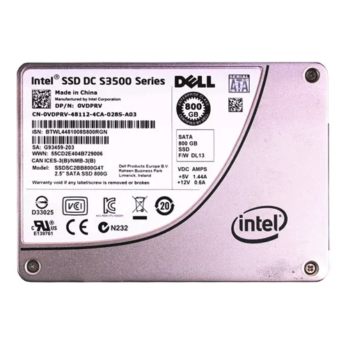 Dell VDPRV | 800GB Multi-Level Cell SATA 6Gb/s Hot-Pluggable 2.5-Inch Solid State Drive for PowerEdge Servers Refurbished - Dell refurbished available on Gotodirect