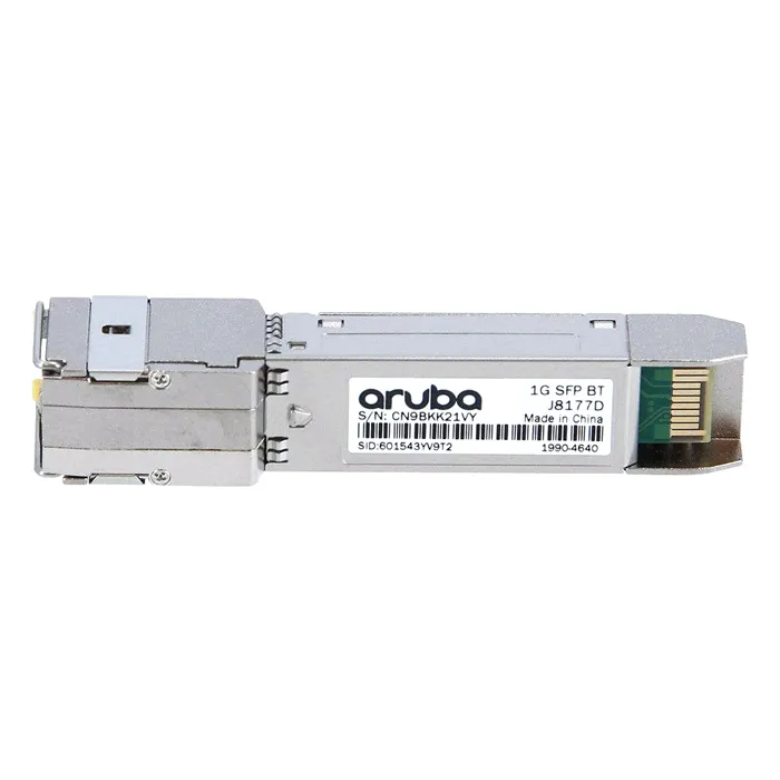 HP J8177D | Aruba X121 1Gb/s 1000Base-T Copper Mode 100m RJ-45 Connector SFP (mini-GBIC) Transceiver Module Refurbished - Hewlett-Packard (ou HP en abrégé) refurbished available on Gotodirect