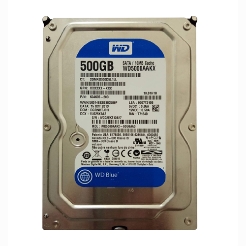 HP 634605-203 | 500GB 7200RPM SATA 6Gb/s 16MB Cache 3.5-inch Hard Drive Refurbished - Hewlett-Packard (ou HP en abrégé) refurbished available on Gotodirect