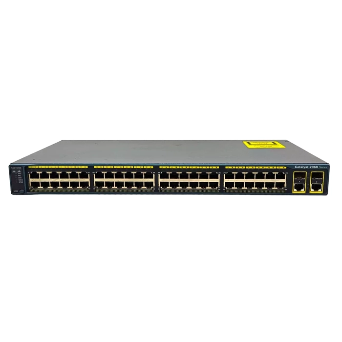 Cisco WS-C2960-48TC-L-RF | Catalyst 2960 Series 2960-48TC 48 x RJ-45 Ports 10/100Base-TX + 2 x Combo SFP Ports Layer 2 Managed 1U Rack-mountable Fast Ethernet Network Switch Refurbished - Cisco Systems Inc. refurbished available on Gotodirect