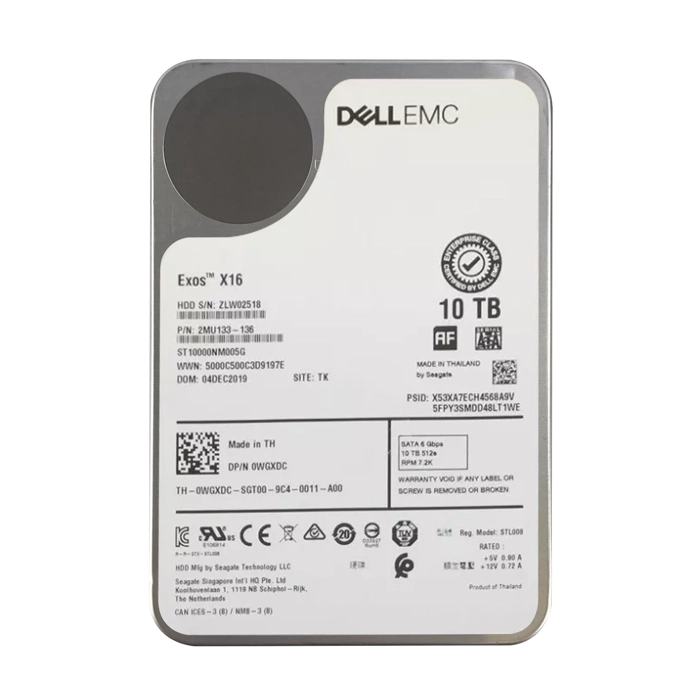 Seagate ST10000NM005G | Exos X16 10TB 7200RPM SATA 6Gb/s 256MB Cache 3.5-Inch Hard Drive Refurbished - Seagate refurbished available on Gotodirect