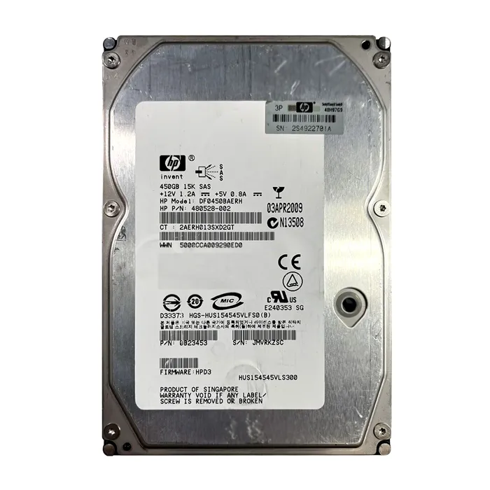Hitachi 0B23453 | Ultrastar 15K450 Series 450GB 15000RPM SAS 3Gb/s 16MB Cache 3.5-Inch Hard Drive Refurbished -  refurbished available on Gotodirect