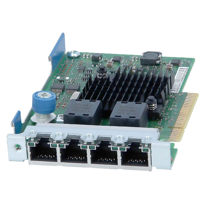 HP 665240-B21 | 4 x Ports 1Gb/s 10/100/1000Base-T PCI-Express x4 366FLR FIO Gigabit Ethernet Network Adapter Refurbished - Hewlett-Packard (ou HP en abrégé) refurbished available on Gotodirect