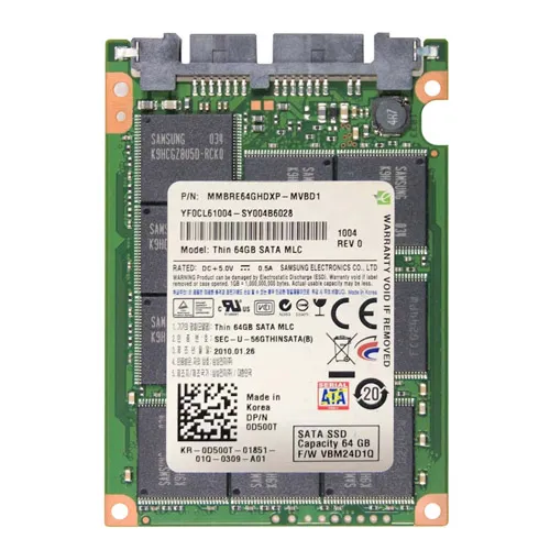 Dell D500T | 64GB Multi-Level Cell SATA 3Gb/s mSATA 1.8-Inch Solid State Drive Refurbished - Dell refurbished available on Gotodirect