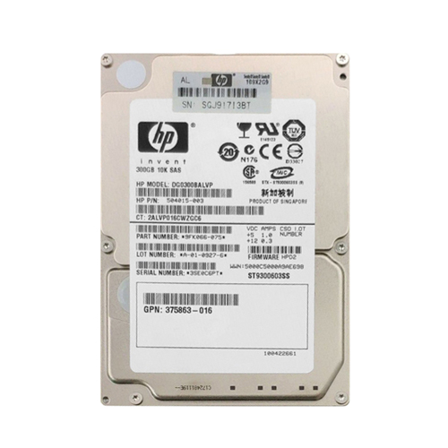 HP 504015-003 | 300GB 10000RPM SAS 3Gb/s SFF Hot-Pluggable Dual Port 2.5-inch Hard Drive for Gen1 to Gen7 ProLiant Servers Refurbished - Hewlett-Packard (ou HP en abrégé) refurbished available on Gotodirect