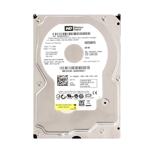 Dell NN508 | 250GB 7200RPM SATA 3Gb/s Hot-Pluggable 16MB Cache 3.5-Inch Hard Drive for PowerEdge Servers Refurbished - Dell refurbished available on Gotodirect