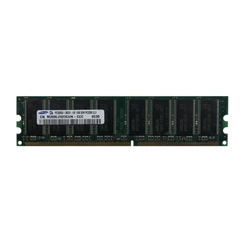 Samsung M368L2923CUN-CCC | 1GB DDR-400MHz PC3200 Non-ECC Unbuffered UDIMM CL3 2Rx8 2.5V 184-Pin Memory Module Refurbished - Samsung refurbished available on Gotodirect