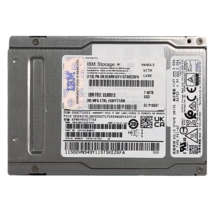 Buy IBM 02AR815 | 7.68TB SAS 24Gb/s 2.5-inch Solid State Drive Refurbished - $1655.22 IBM 02AR815 | 7.68TB SAS 24Gb/s 2.5-inch Solid State Drive Refurbished - refurbished available on Gotodirect