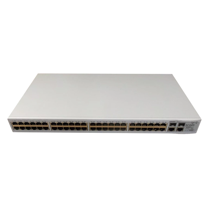 3Com 3C16476CS-US | 2250 Plus 48 x RJ-45 Ports 10/100Base-TX + 2 x SFP Ports + 2 x Dual Personality SFP Ports Layer 2 Managed Rack-mountable Fast Ethernet Network Switch Refurbished -  refurbished available on Gotodirect
