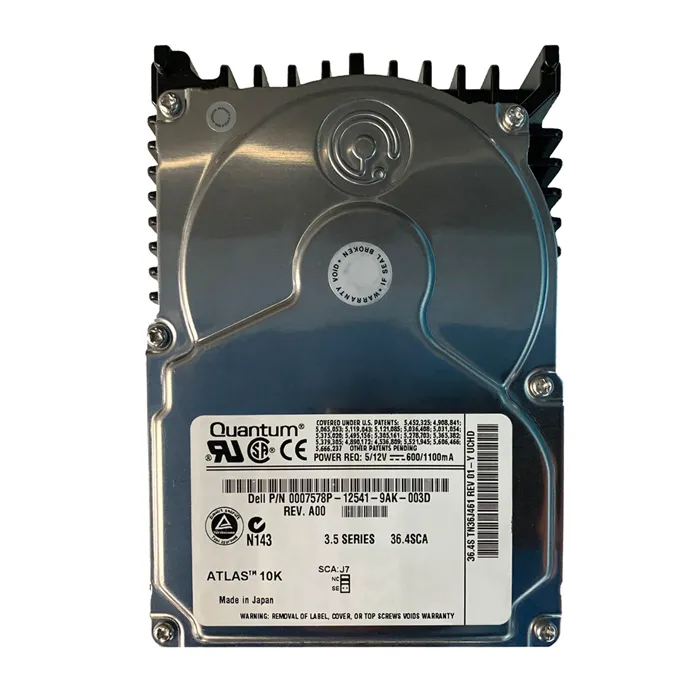 Dell 007578P | 36GB 10000RPM Ultra-160 SCSI 80-Pin Hot Swap 2MB Cache 3.5-Inch Internal Hard Drive Refurbished - Dell refurbished available on Gotodirect