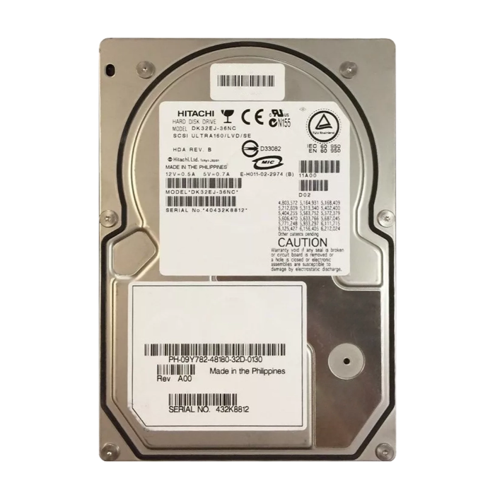 Dell 9Y782 | 36GB 10000RPM Ultra160 SCSI Hot-Pluggable 80-Pin 3.5-Inch Hard Drive for PowerEdge Servers Refurbished - Dell refurbished available on Gotodirect