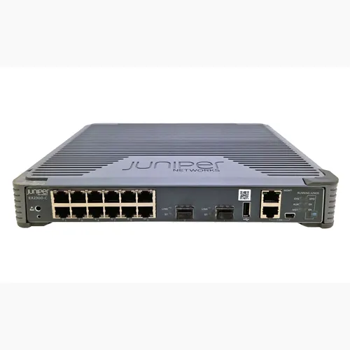 Juniper EX2300-C-12T | EX2300 Series 12 x RJ-45 Ports 10/100/1000BaseT + 2 x SFP+ Ports Layer 3 Managed 1U Rack-mountable Gigabit Ethernet Network Switch Refurbished -  refurbished available on Gotodirect