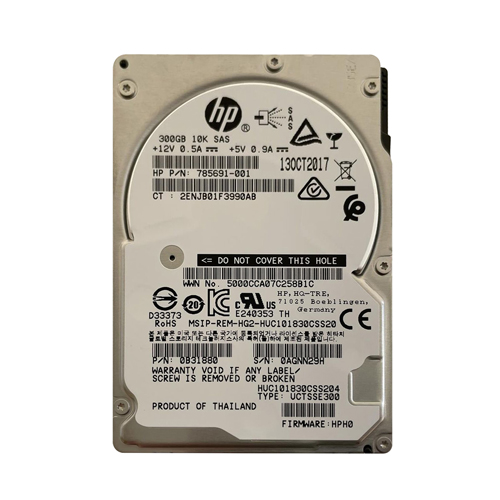 HP 785691-001 | 300GB 10000RPM SAS 6Gb/s 16MB Cache 2.5-inch Hard Drive Refurbished - Hewlett-Packard (ou HP en abrégé) refurbished available on Gotodirect