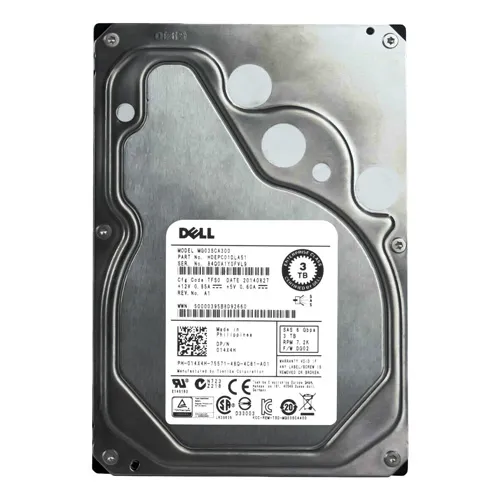 Dell 14X4H | 3TB 7200RPM Nearline SAS 6Gb/s 3.5-Inch Hard Drive for PowerEdge Servers Refurbished - Dell refurbished available on Gotodirect
