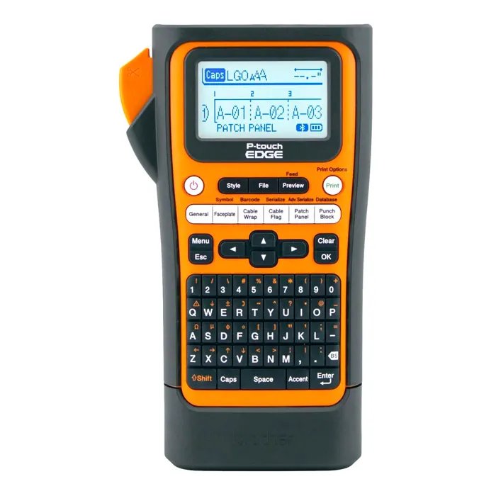 Brother PT-E310BTVP | P-Touch Edge USB-C Bluetooth Handheld Industrial Label Printer Refurbished - Brother refurbished available on Gotodirect
