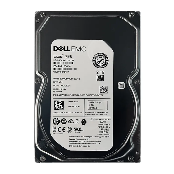 Seagate ST2000NM012A | 2TB 7200RPM SAS 6Gb/s 64MB Cache 3.5-Inch Hard Drive Refurbished - Seagate refurbished available on Gotodirect