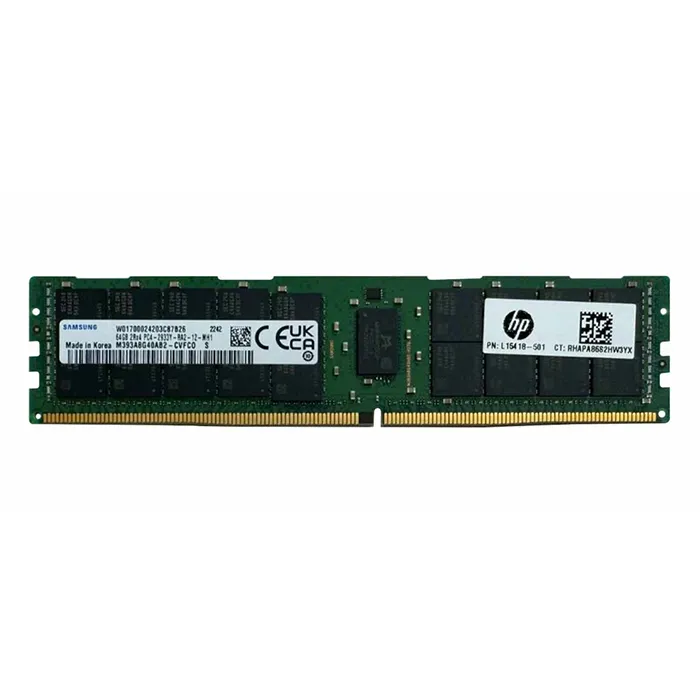 Buy HP L15418-501 | 64GB DDR4-2933MHz PC4-23400 ECC Registered RDIMM CL21 2Rx4 1.2V 288-Pin Memory Module Refurbished - $1120.47 HP L15418-501 | 64GB DDR4-2933MHz PC4-23400 ECC Registered RDIMM CL21 2Rx4 1.2V 288-Pin Memory Module Refurbished - Hewlett-Packard (ou HP en abrégé) refurbished available on Gotodirect
