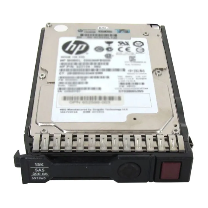 HP 653960-001 | 300GB 15000RPM SAS 6Gb/s SFF Hot-Pluggable 2.5-inch Hard Drive for ProLiant Servers Refurbished - Hewlett-Packard (ou HP en abrégé) refurbished available on Gotodirect