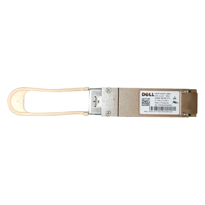 Dell QSFP-64GFC-SW4 | 64Gb/s 64GBase-SR Multi-mode Fibre 850nm 125m MPO Connector QSFP+ Transceiver Module Refurbished - Dell refurbished available on Gotodirect