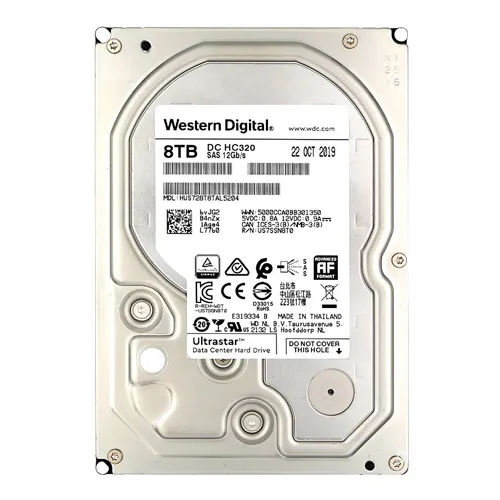 HGST HUS728T8TAL5204 | Ultrastar DC HC320 Series 8TB 7200RPM SAS 12Gb/s 4Kn 256MB Cache 3.5-Inch Hard Drive Refurbished - HGST (a subsidiary of Western Digital) refurbished available on Gotodirect