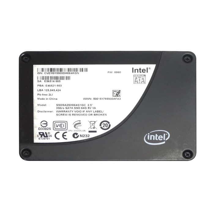 Intel SSDSA2SH064G101899386 | X25-E Series 64GB SLC SATA 3Gb/s 2.5-inch Internal Solid State Drive Refurbished - Intel refurbished available on Gotodirect