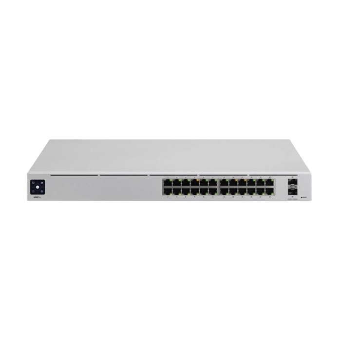 Ubiquiti USW-PRO-24 | 24-Port, Layer 3 Switch Supporting 10G SFP+ Connections with Fanless Cooling Refurbished - Ubiquiti refurbished available on Gotodirect