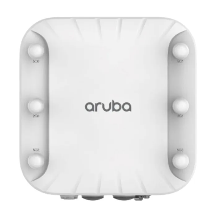 HP R4H02-61001 | Aruba 518 Series AP-518 IEEE 802.11ax Dual-Band 5GHz 4.8Gbit/s 1 x Port PoE+ 2.5GBase-T + 1 x Port PoE+ GE 6 x External Antennas Wireless Access Point Refurbished - Hewlett-Packard (ou HP en abrégé) refurbished available on Gotodirect