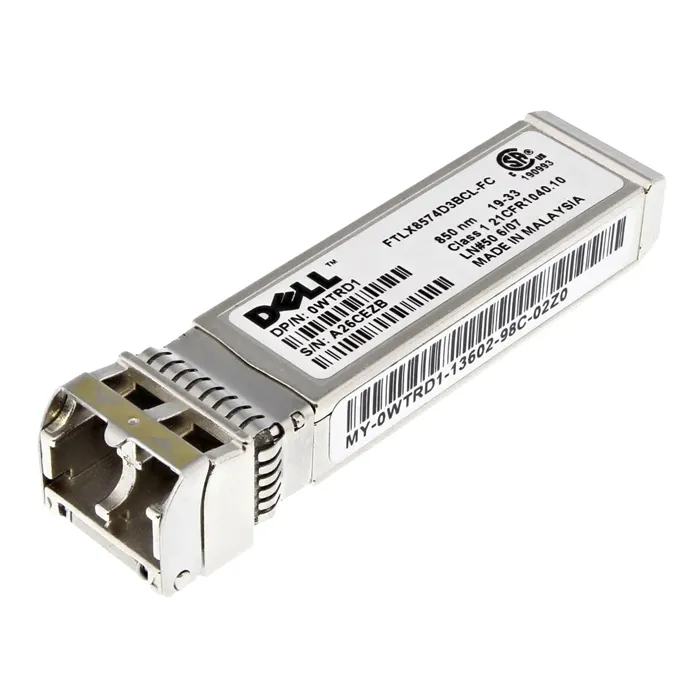 Dell FTLX8574D3BCL-FC | 10Gb/s 10GBase-SR Multi-mode Fibre 850nm 300m Duplex LC Connector SFP+ Transceiver Module Refurbished - Dell refurbished available on Gotodirect