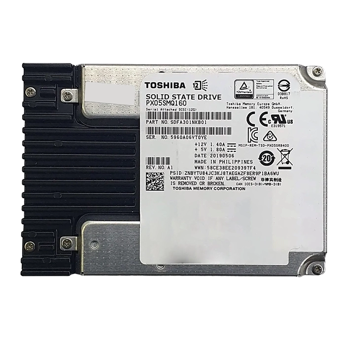 Toshiba SDFA301NKB01 | 1.6TB Multi-Level Cell SAS 12Gb/s Write Intensive 2.5-inch Solid State Drive Refurbished - Toshiba refurbished available on Gotodirect