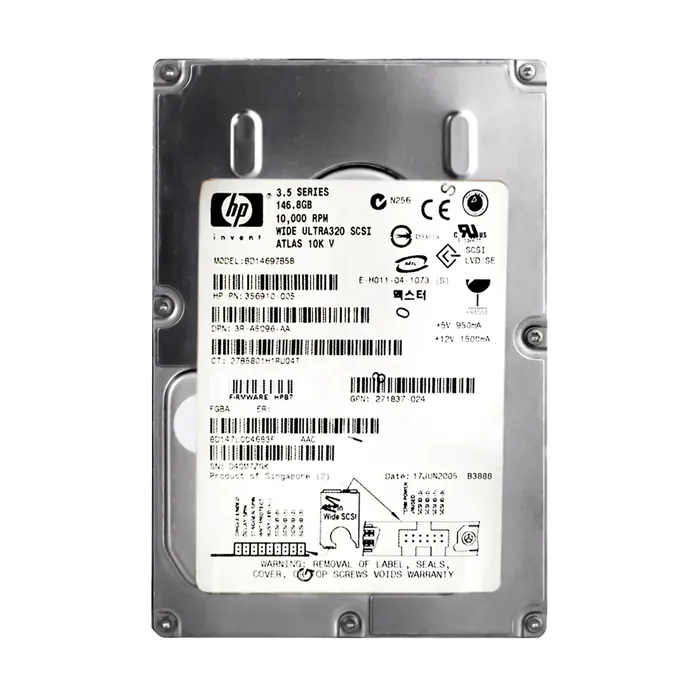 Buy HP 271837-024 | 146GB 10000RPM Ultra-320 SCSI Hot-Pluggable (LVD) 68-Pin 3.5-Inch Hard Drive Refurbished - $652.86 HP 271837-024 | 146GB 10000RPM Ultra-320 SCSI Hot-Pluggable (LVD) 68-Pin 3.5-Inch Hard Drive Refurbished - Hewlett-Packard (ou HP en abrégé) refurbished available on Gotodirect
