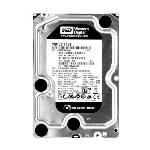 HP 599689-002 | 1TB 7200RPM SATA 6Gb/s NCQ 3.5-inch Midline Hard Drive Refurbished - Hewlett-Packard (ou HP en abrégé) refurbished available on Gotodirect