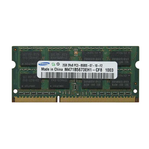 Samsung M471B5673EH1-CF8 | 2GB DDR3-1066MHz PC3-8500 Non-ECC Unbuffered SODIMM CL7 2Rx8 1.5V 204-Pin Memory Module Refurbished - Samsung refurbished available on Gotodirect