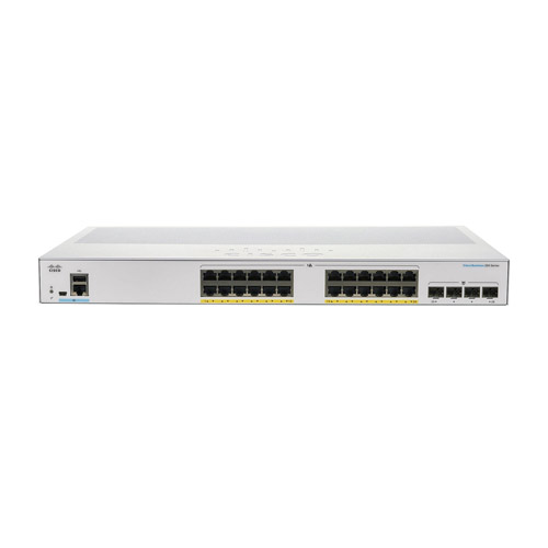 Cisco CBS250-24FP-4X-NA | Business 250 CBS250-24FP-4X 24 x Ports PoE+ 10/100/1000Base-T + 4 SFP Ports Layer 2 Managed Rack-mountable Gigabit Ethernet Network Switch Refurbished - Cisco Systems Inc. refurbished available on Gotodirect