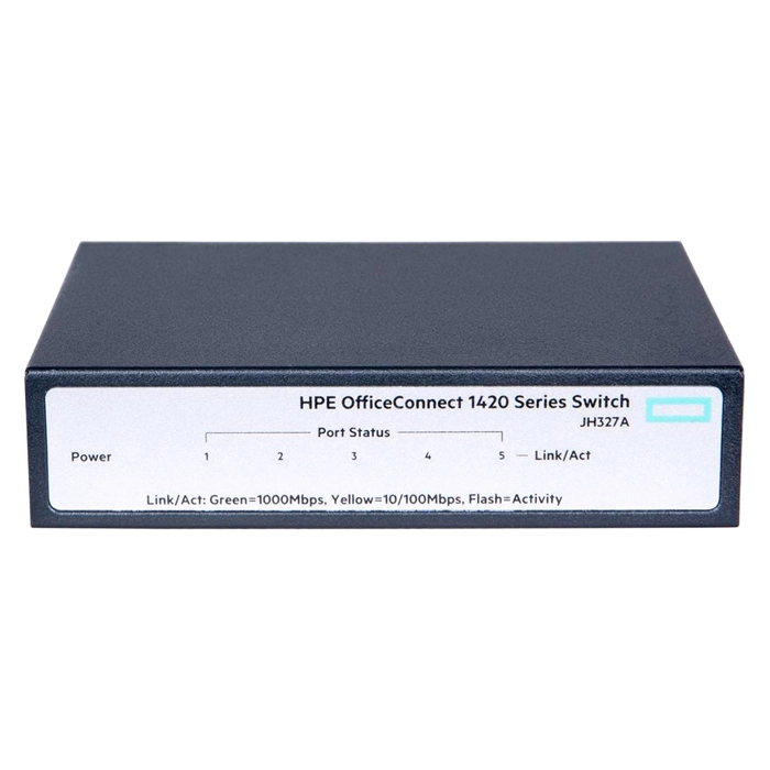 Buy HP JH327-61001 | OfficeConnect 1420 Series 1420-5G 5 x 10/100/1000Base-T RJ-45 Ports Layer 2 Unmanaged Gigabit Ethernet Network Switch Refurbished - $242.56 HP JH327-61001 | OfficeConnect 1420 Series 1420-5G 5 x 10/100/1000Base-T RJ-45 Ports Layer 2 Unmanaged Gigabit Ethernet Network Switch Refurbished - Hewlett-Packard (ou HP en abrégé) refurbished available on Gotodirect