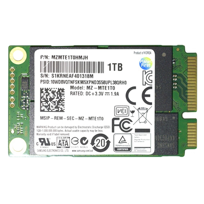 Samsung MZ-MTE1T0BW | 840 EVO Series 1TB Triple-Level Cell SATA 6GB/s mSATA 1.8-inch Solid State Drive Refurbished - Samsung refurbished available on Gotodirect