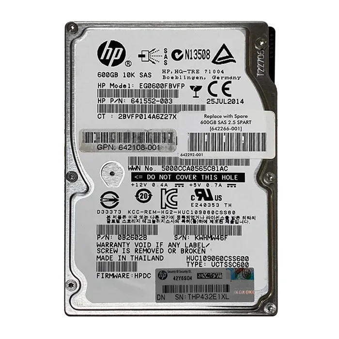 HGST HUC109060CSS600 | Ultrastar C10K900 Series 600GB 10000RPM SAS 6Gb/s 64MB Cache 512e SFF 2.5-inch Hard Drive Refurbished - HGST (a subsidiary of Western Digital) refurbished available on Gotodirect
