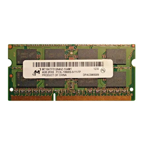 Micron MT16KTF51264HZ-1G4M1 | 4GB DDR3-1333MHz PC3-10600 Non-ECC Unbuffered SODIMM CL9 2Rx8 1.35V 204-Pin Memory Module Refurbished -  refurbished available on Gotodirect