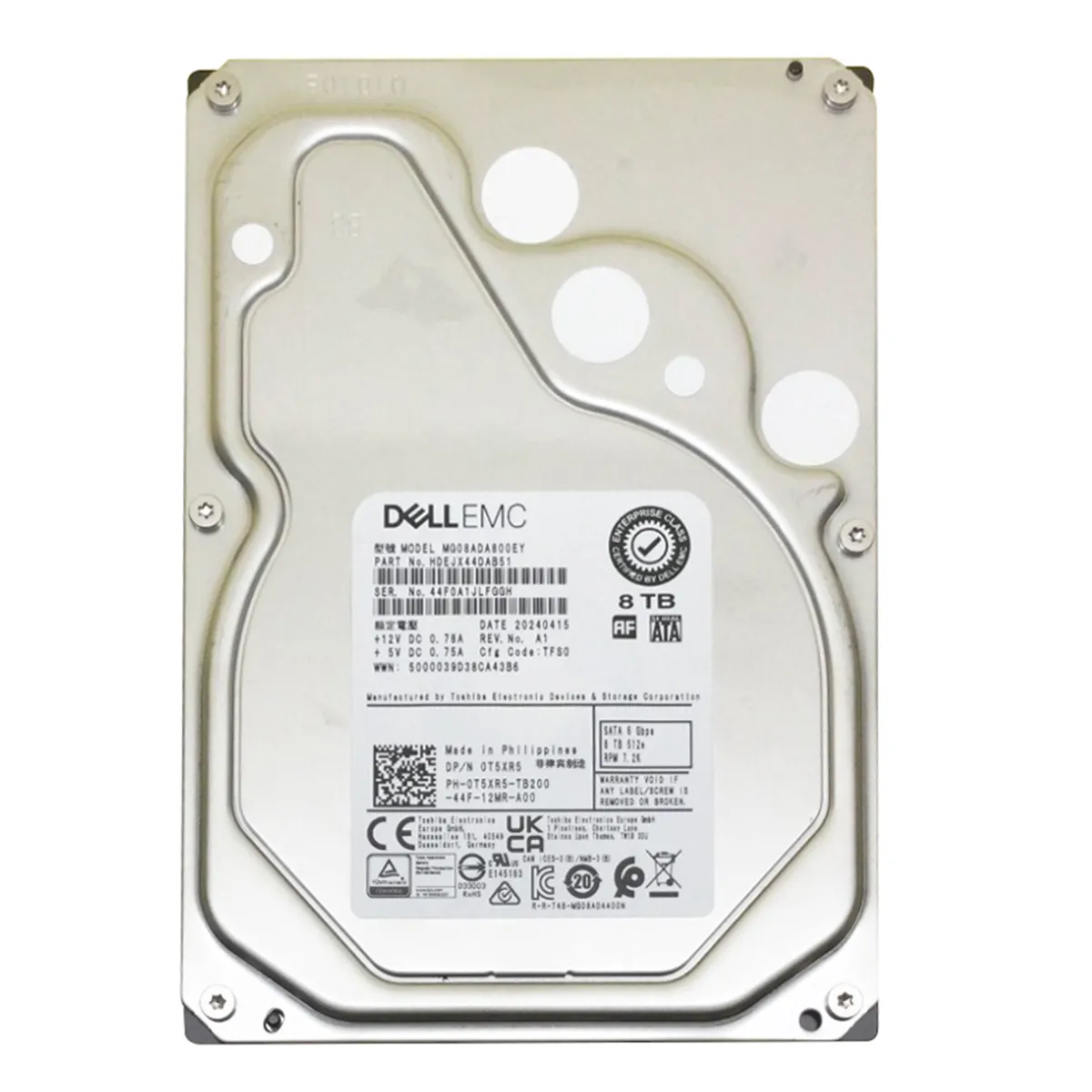 Buy Toshiba HDEJX44DAB51 | 8TB 7200RPM SATA 3Gb/s 256MB 512e 3.5-Inch Hard Drive Refurbished - $605.59 Toshiba HDEJX44DAB51 | 8TB 7200RPM SATA 3Gb/s 256MB 512e 3.5-Inch Hard Drive Refurbished - Toshiba refurbished available on Gotodirect
