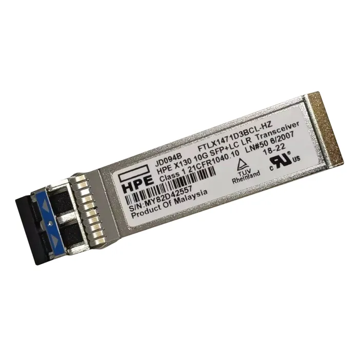 HP JD094B | ProCurve X130 10Gb/s 10GBase-LR Single-Mode Fibre 1310nm 10km Duplex LC Connector SFP+ Transceiver Module Refurbished - Hewlett-Packard (ou HP en abrégé) refurbished available on Gotodirect