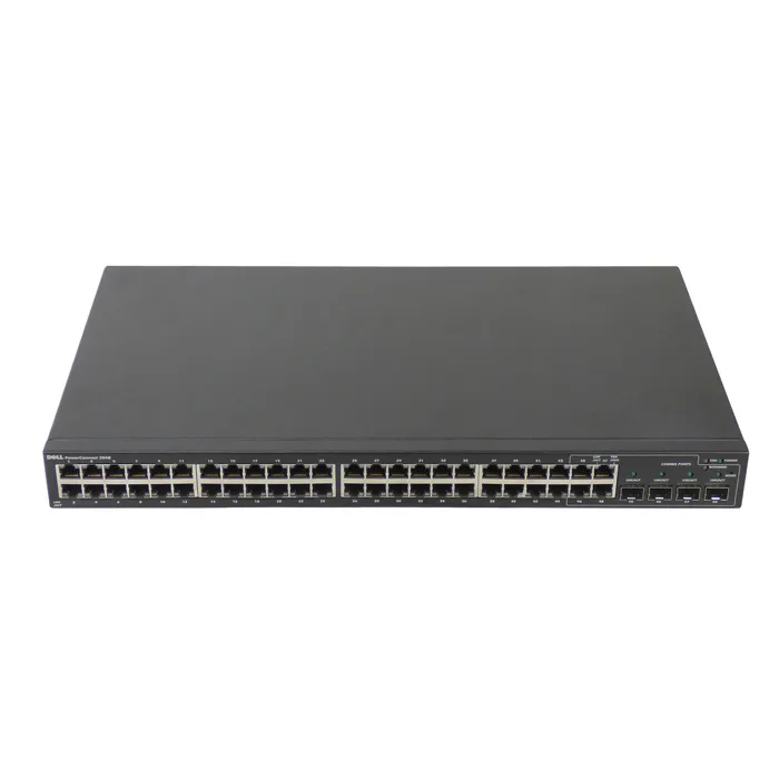 Dell 0F496K | PowerConnect 2848 48-Ports 10/100/1000Base-T + 4 x Combo SFP Rack-mountable 1U Layer 3 Managed Gigabit Ethernet Switch Refurbished - Dell refurbished available on Gotodirect