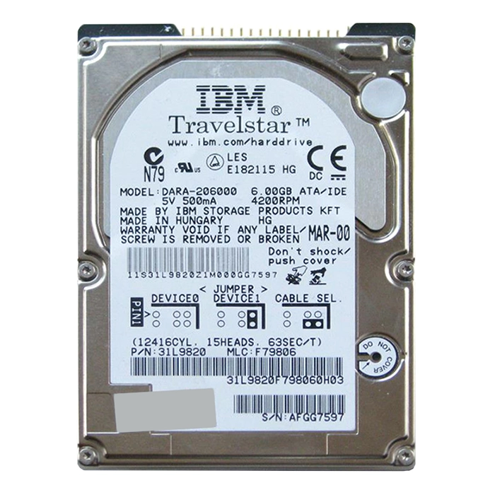 Buy IBM DARA-206000 | 6GB 4200RPM IDE Ultra ATA/66 (ATA-5) 512KB Cache 2.5-Inch Hard Drive Refurbished - $469.68 IBM DARA-206000 | 6GB 4200RPM IDE Ultra ATA/66 (ATA-5) 512KB Cache 2.5-Inch Hard Drive Refurbished - refurbished available on Gotodirect