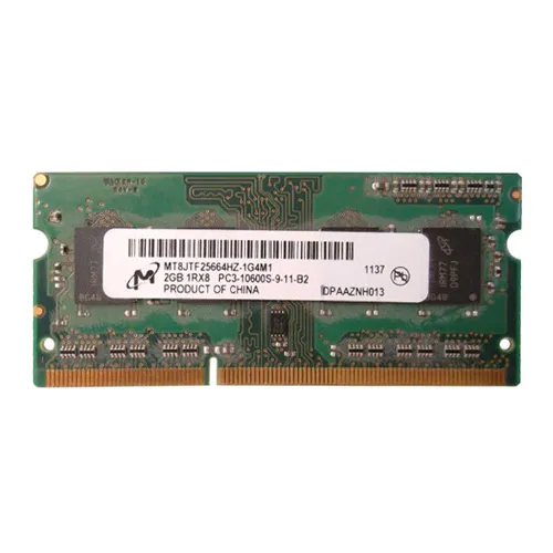 Micron MT8JTF25664HZ-1G4M1 | 2GB DDR3-1333MHz PC3-10600 Non-ECC Unbuffered SODIMM CL9 1Rx8 1.5V 204-Pin Memory Module Refurbished -  refurbished available on Gotodirect
